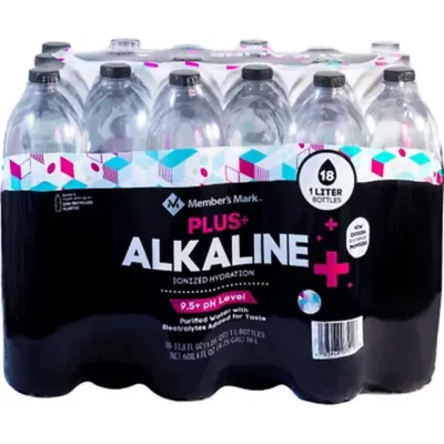 Member’s Mark Plus+ Alkaline Bottled Water (1L., 18 pk.)